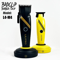 Profession LILIPRO 8000rpm L4M4 Aluminum Alloy Body DLC Blade Hair Clipper Hair Trimmer Salon Charging Base Hair Trimmer Clipper