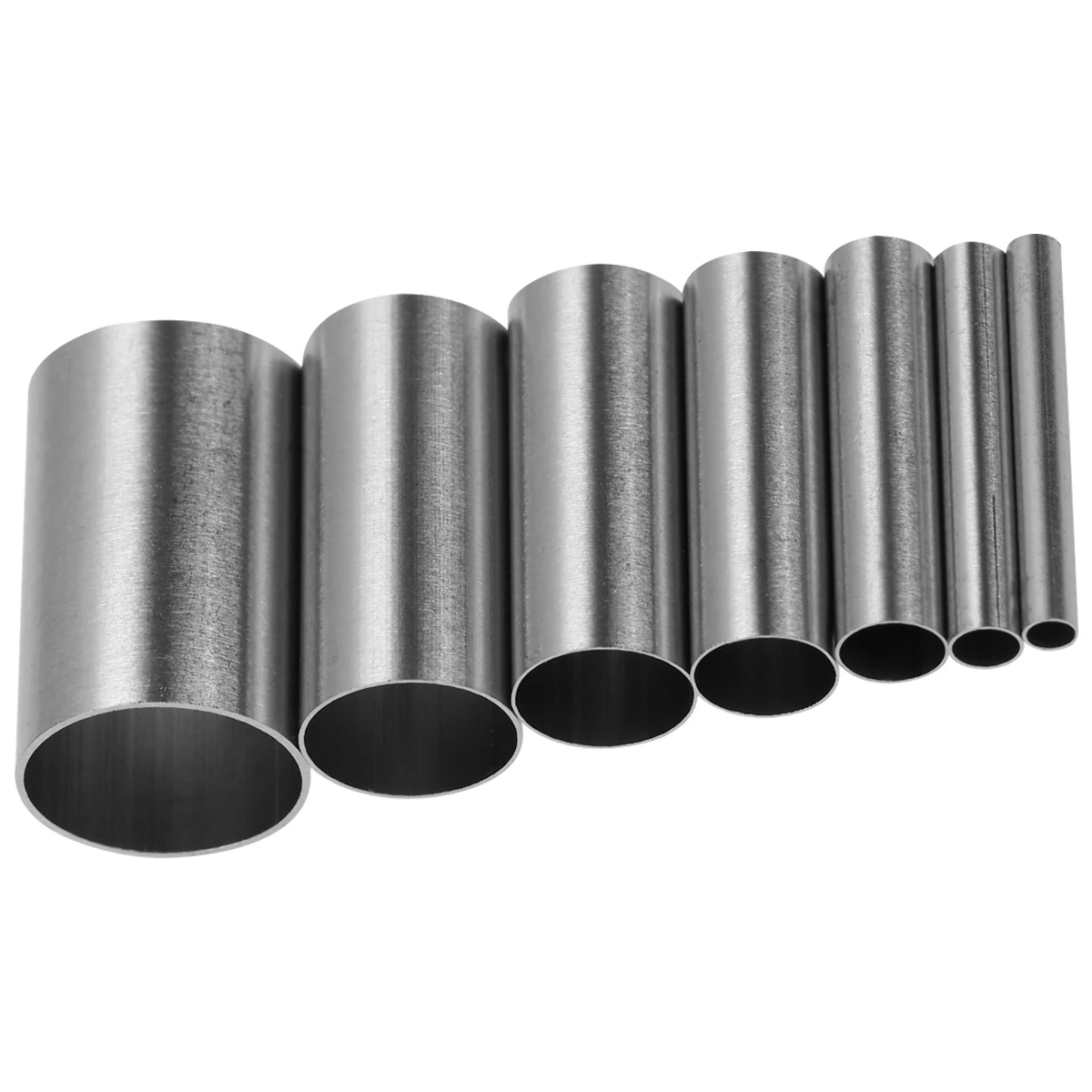 

7 Pcs Clay Cutters Set Stainless Steel Round Punch Tools Non Stick Easy Storage DIY Craft Baking Cake Pastry Modeling Press
