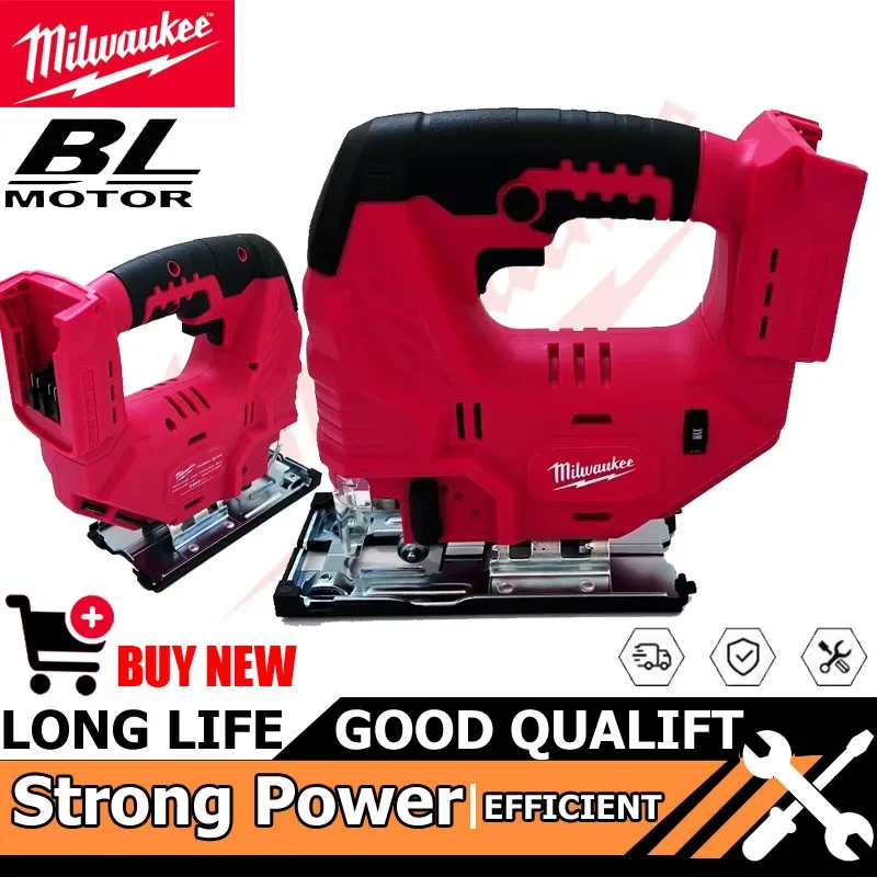 

Milwaukee 18 В 20 В аккумуляторный инструмент бесщеточный лобзик 0-45o резка 3 орбитальные настройки электрический лобзик деревообрабатывающий инструмент электроинструменты