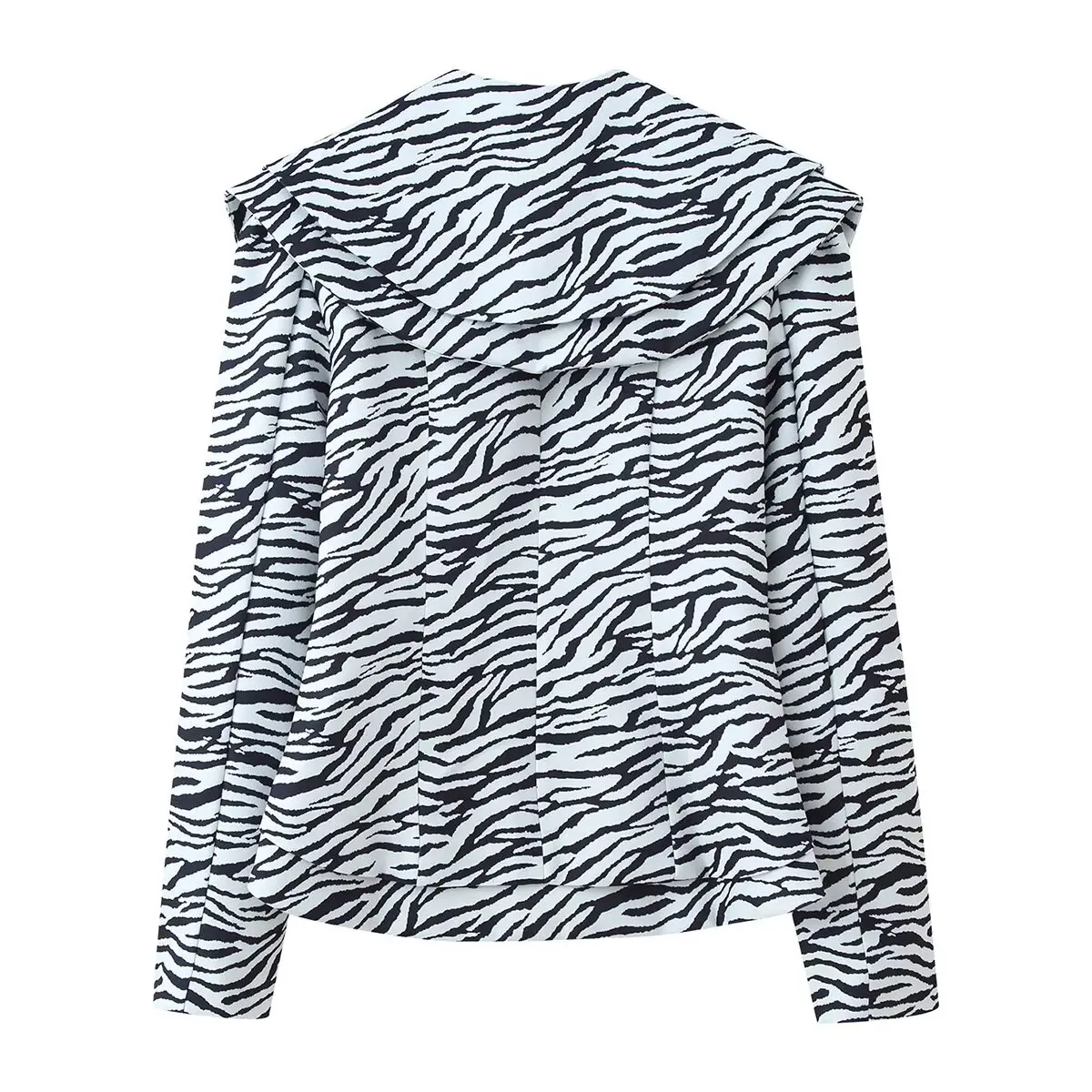 سترة تويل مطبوعة بحمار وحشي لعام 2025 أنيقة وعصرية بنمط جديد ملابس مكتبية مريحة غير رسمية متعددة الاستخدامات ملابس خارجية مغرية #2