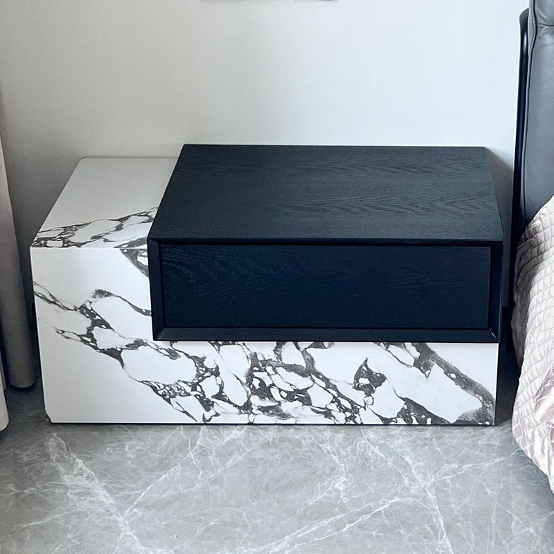 Luxury Nordic Bedside Table Bedroom Cabinets Makeup Trendy Decor Unique Nightstand Comfortable Coffee Muebles Salon Furniture