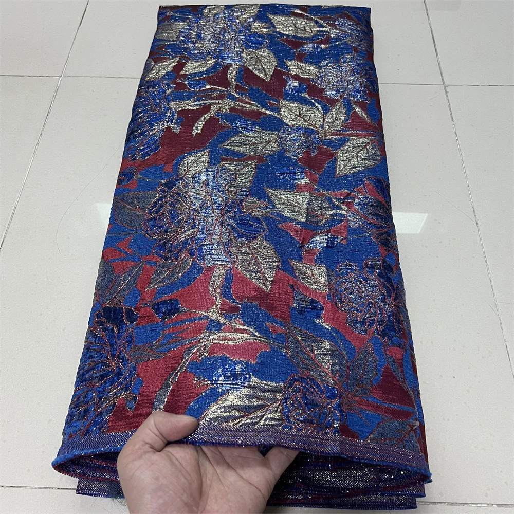 

Африканский нигерийский высококачественный тюль, кружевная ткань, жаккардовая органза, гипюровая вышивка для вечеринки, выпускного вечера, новейший дизайн, 5 ярдов YXZ191