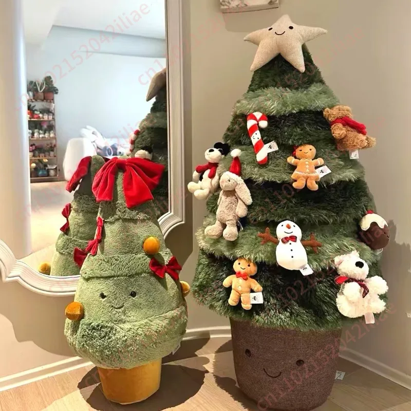 Christmas tree 90cm large Christmas decorations scene arrangement doll snowman doll pendant