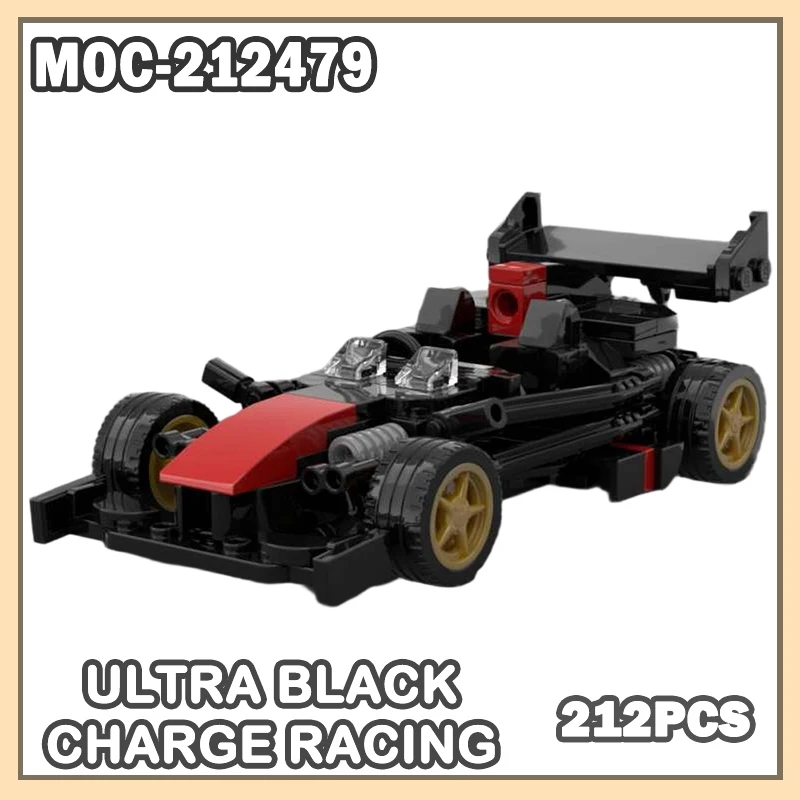 

MOC-212479 Building Block Model Ultra Black Charge Racing Series Birthday Holiday Gifts Puzzle Brick Assembly 212PCS
