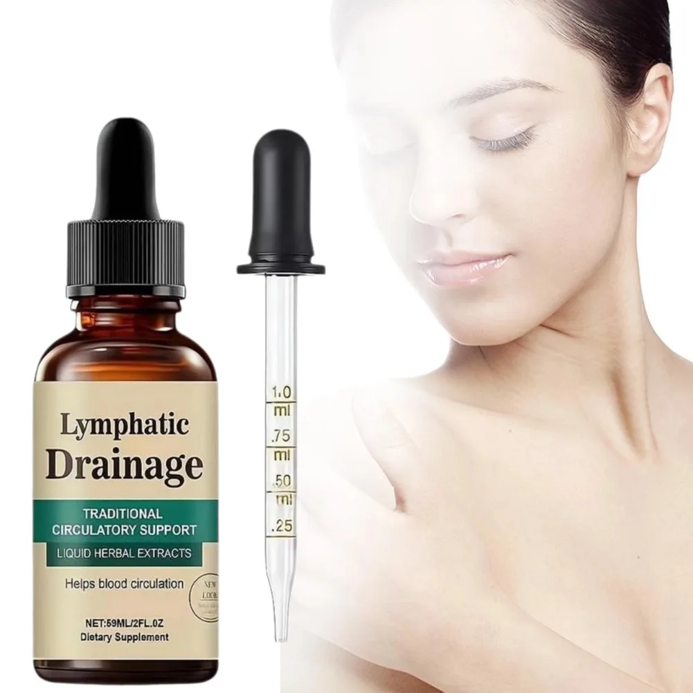 59ml Natural Herbal Body Care Ampoule Drops Serum For Improve Swelling ,Lymphatic Drainage,Toxin Reduce Premium Daily Body care
