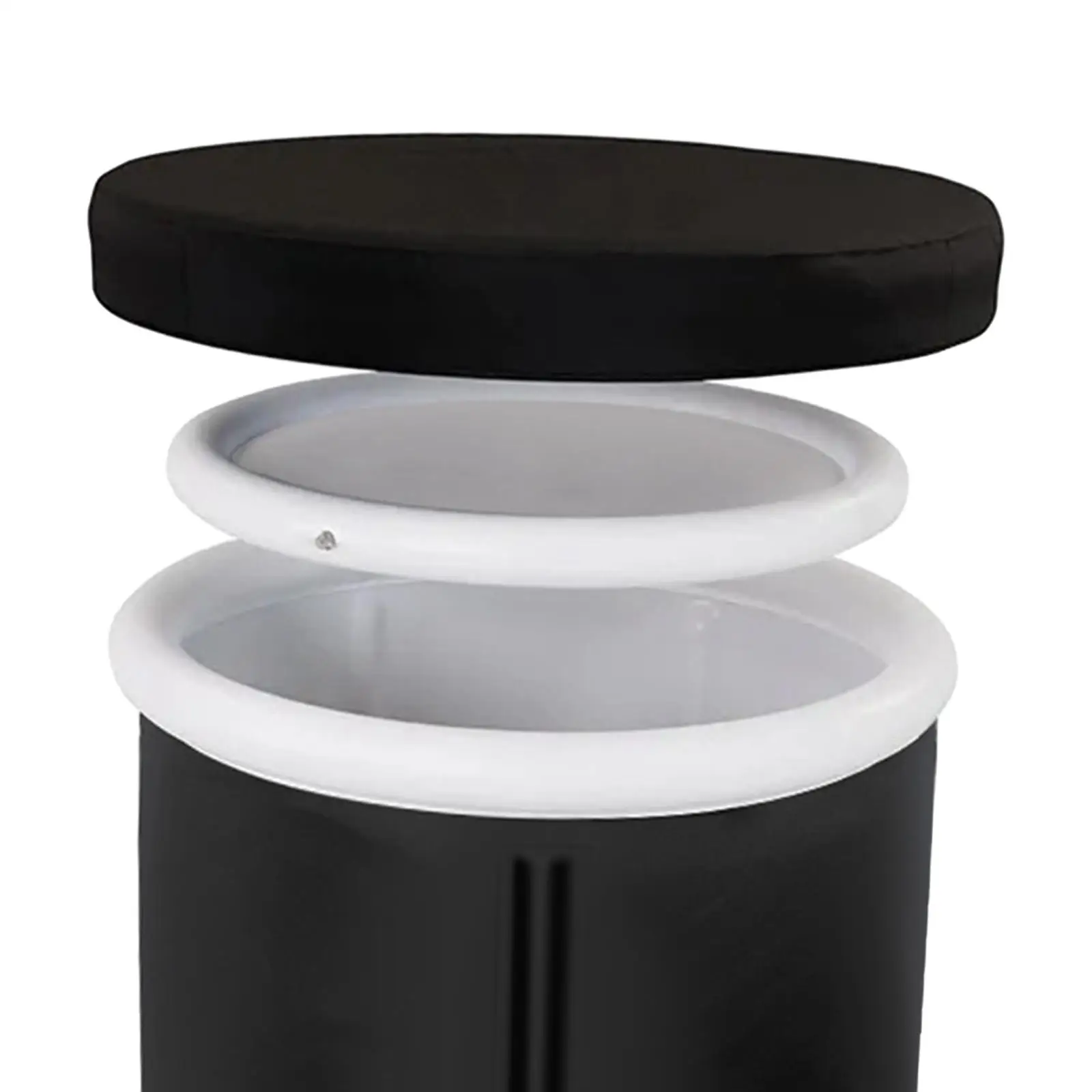 Portable Bathtub with Lids Bathing Tub for Shower Cold Water Tub Foldable Bathtub for Adults Big Kids Household Traveling