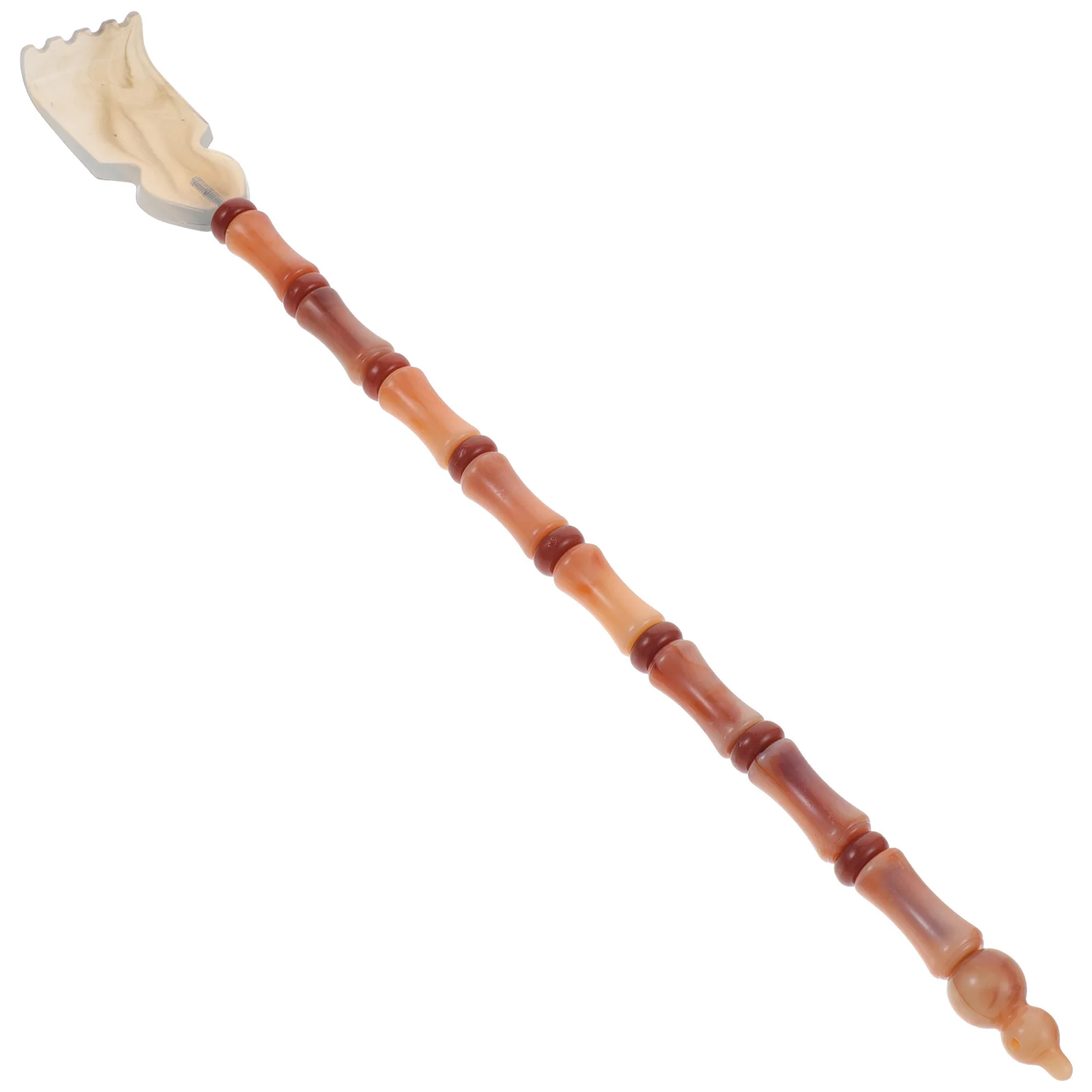 

Ergonomic Back Scratcher Ox Horn Material Fine Craftsmanship Long Reach Itching Relief for All Ages Back Scratcher