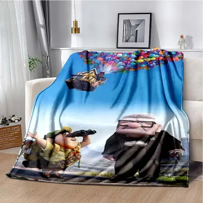 Cartoon Disney Up Soft Plush Blanket,Flannel Blanket Throw Blanket for Living Room Bedroom Bed Sofa Picnic Cover