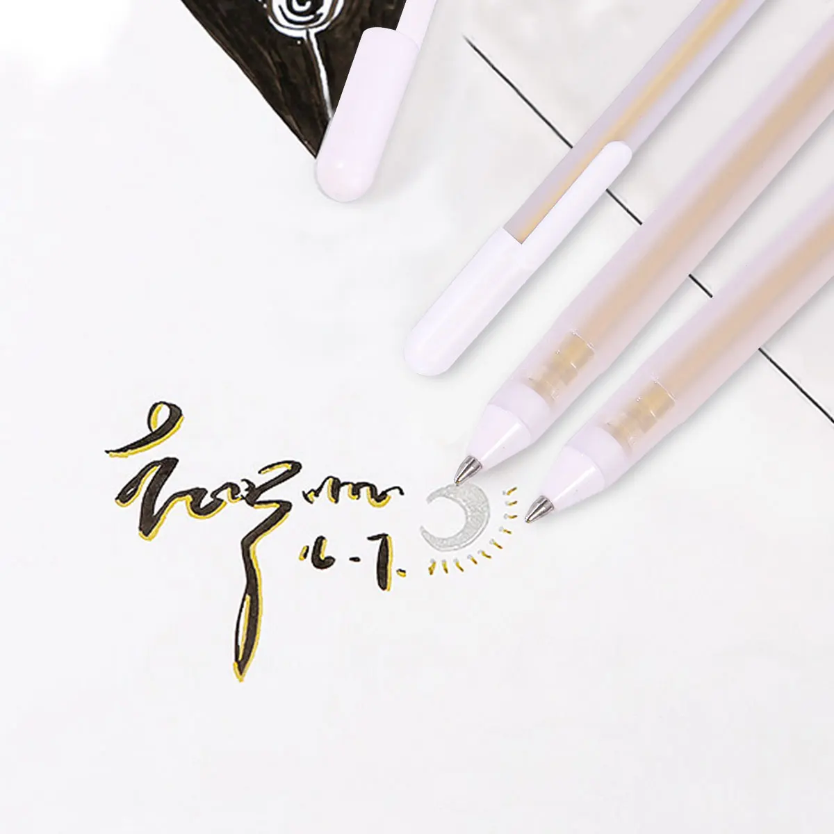 

10pcs Fine Tip Markers Gel Pens Painting Drawing Tools Durable Lightweight Creative Fun Gift For Kids Students