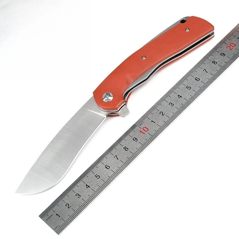 

J031 Folding Outdoor Camping Survival Knife Pocket Blade D2 Portable Knives Tactics Utility Sharp Fruit Self-defense EDC Tools