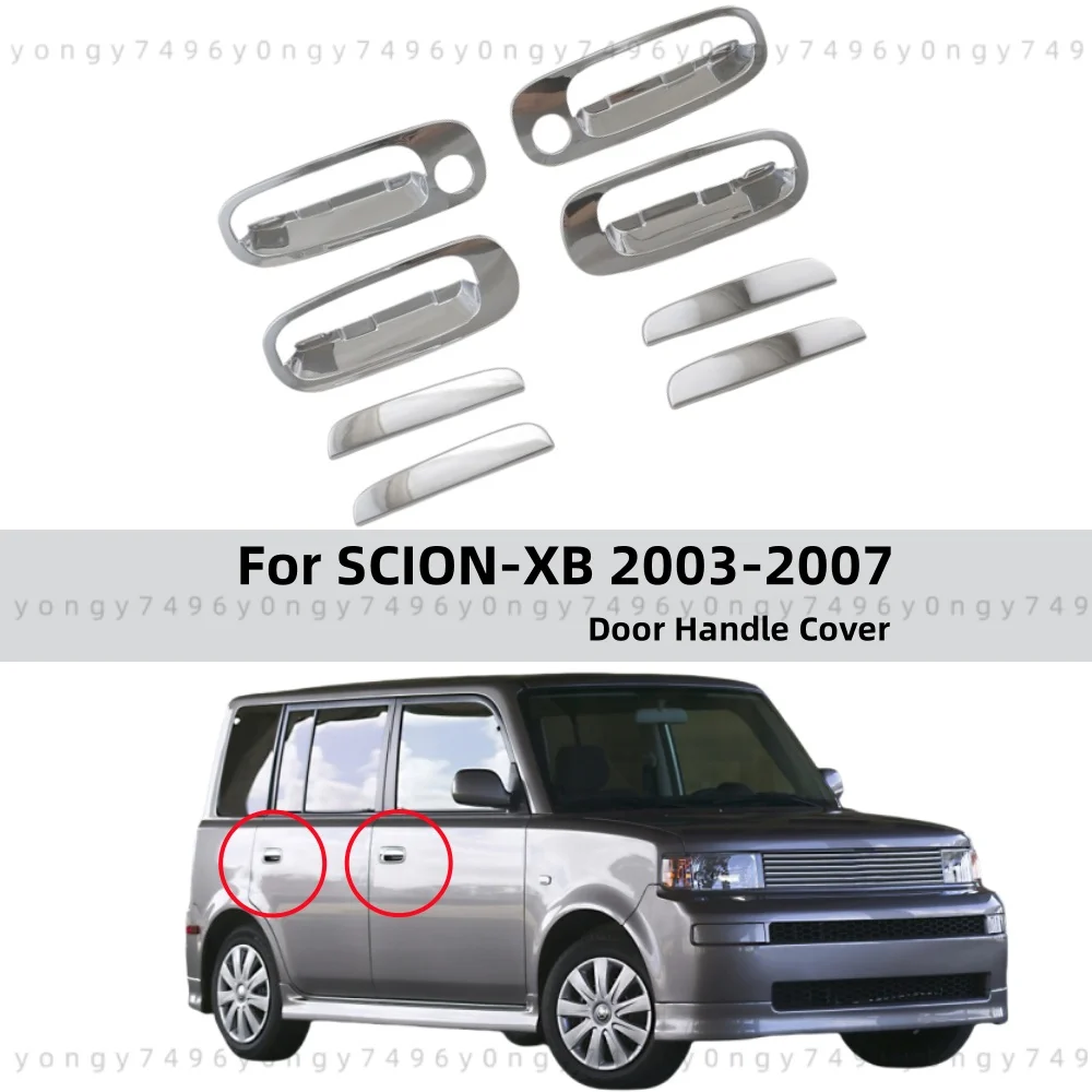 

Car Accessories For SCION xB 2003 2004 2005 2006 2007 Chrome Decoration Door Handle Bowl Covers Paste Style Car Stickers