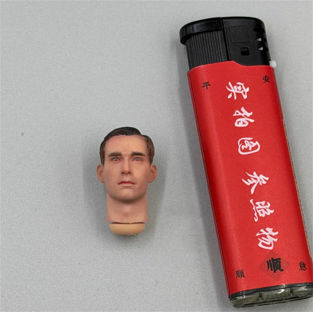 

In Stock For Sale DID 3R TG80007 Male Head Sculpt Carving with Neck Connector PVC Material Accessories For 6" Doll Figure DIY