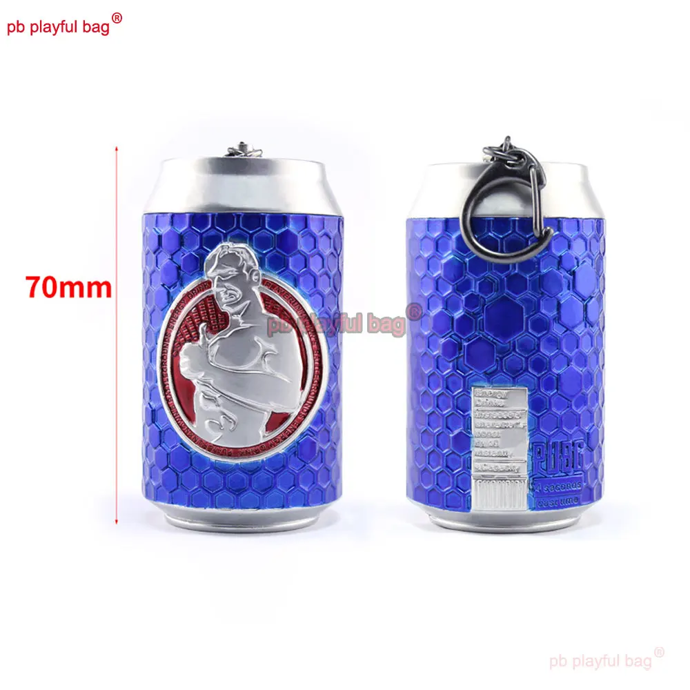 Joyería colgante hebilla colgante 7cm bebida energética aleación modelo llavero figuras de acción coleccionables juguetes para niños regalos de cumpleaños ZG418
