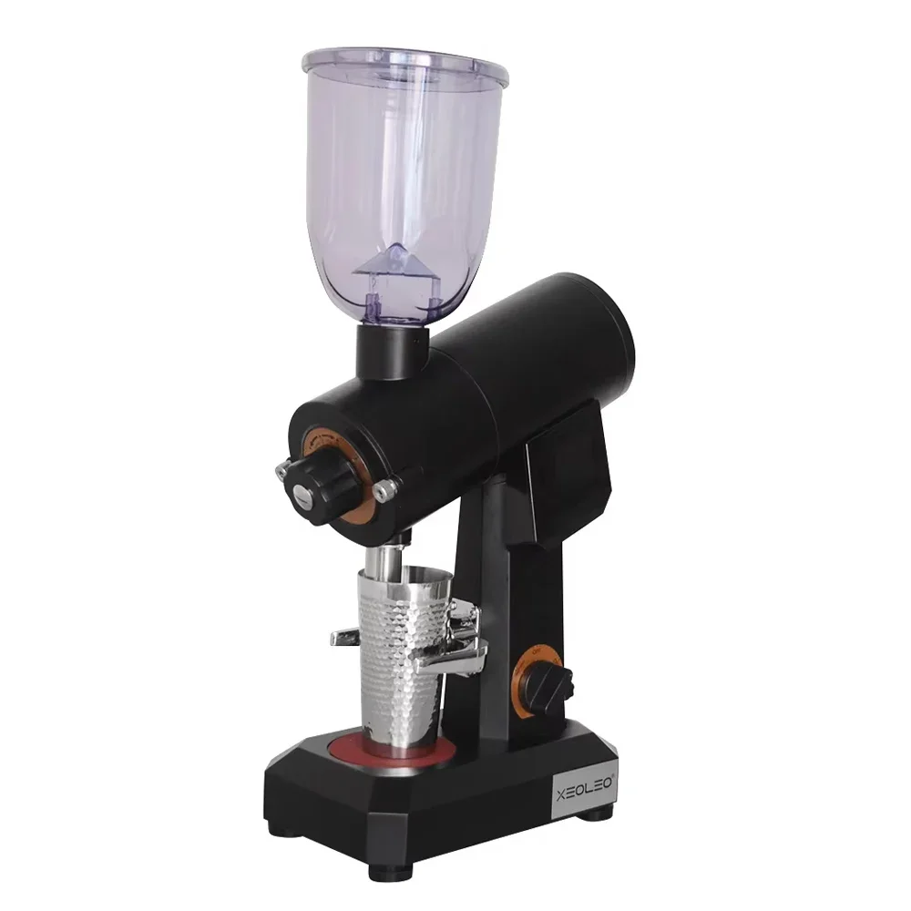 CHKJ XEOLEO Commercial Coffee Grinder Professional Electric Coffee Bean Grinding Machine Burr Coffee Tea Espresso Supplies Stain