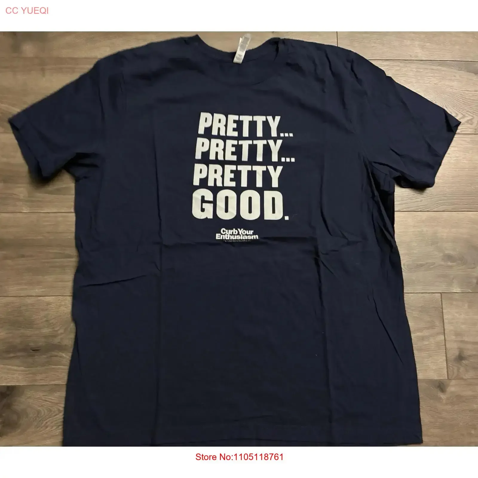 Curb Your Enthusiasm T shirt 2XL Larry David 2021 HBO Promo Pretty Good long or short sleeves vintage Washed Versatile