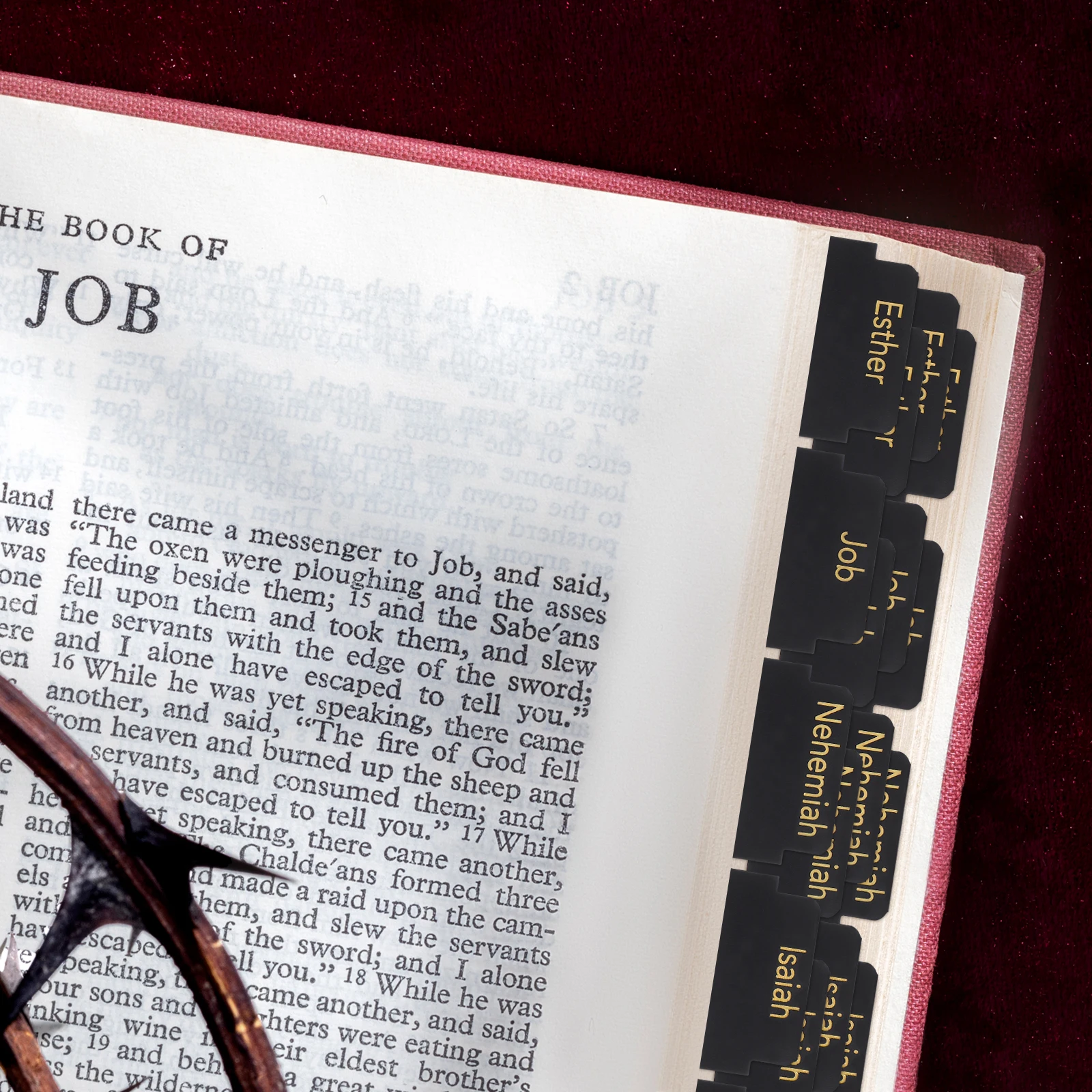 

5 Sheets Accessories Women Book Bible Study Waterproof Page Tabs Removable PVC Bible Tabs Stickers Notebook Page Markers