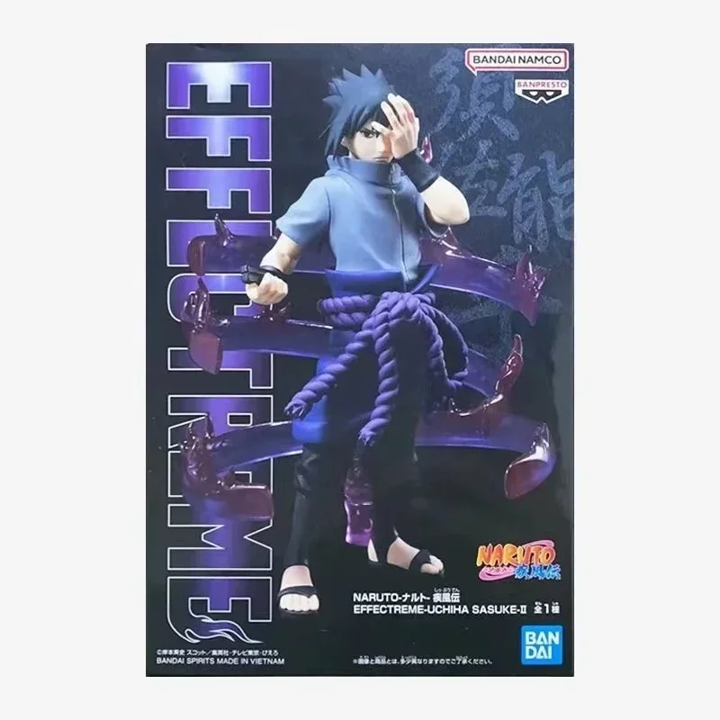 In Stock Genuine BANDAI Banpresto EFFECTREME NARUTO Uchiha Sasuke Susanoo PVC Anime Figure Model Toy Collection Ornaments Gifts