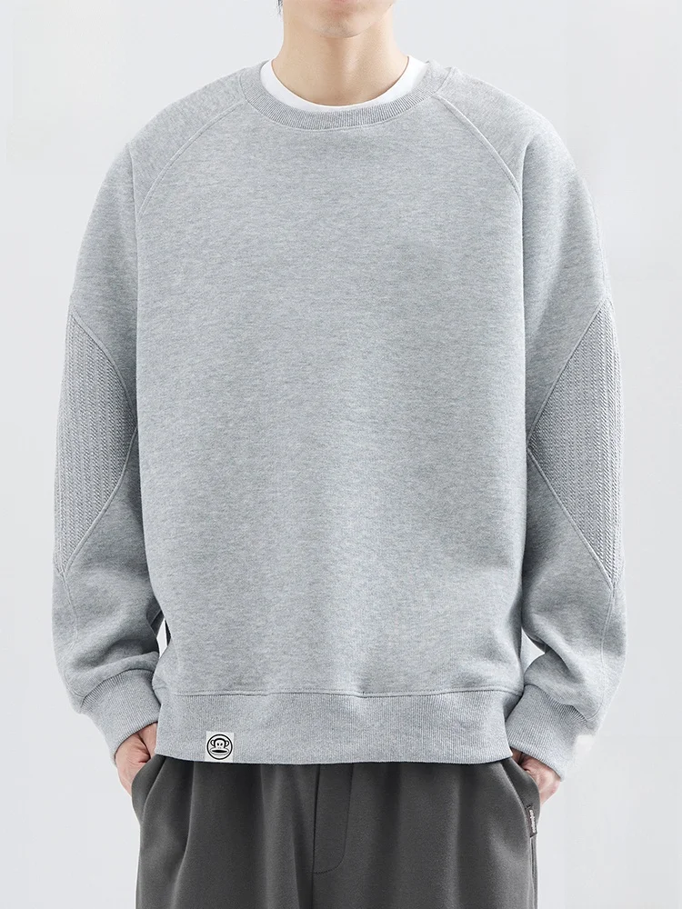 

Мужская толстовка Paul Frank Large Mouth Monkey Japanese Style с круглым вырезом, осенняя новинка, модный бренд, свободная теплая одежда