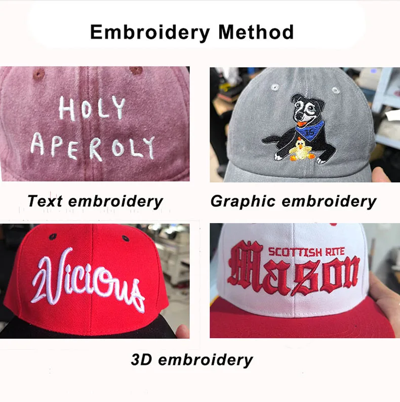 Maßgefertigte Kappe mit Stickerei-Logo, Snapback-Hüte in verschiedenen Größen, Baseballkappe für Männer und Frauen, Hip-Hop Unisex Gorras Planas – Detail 2