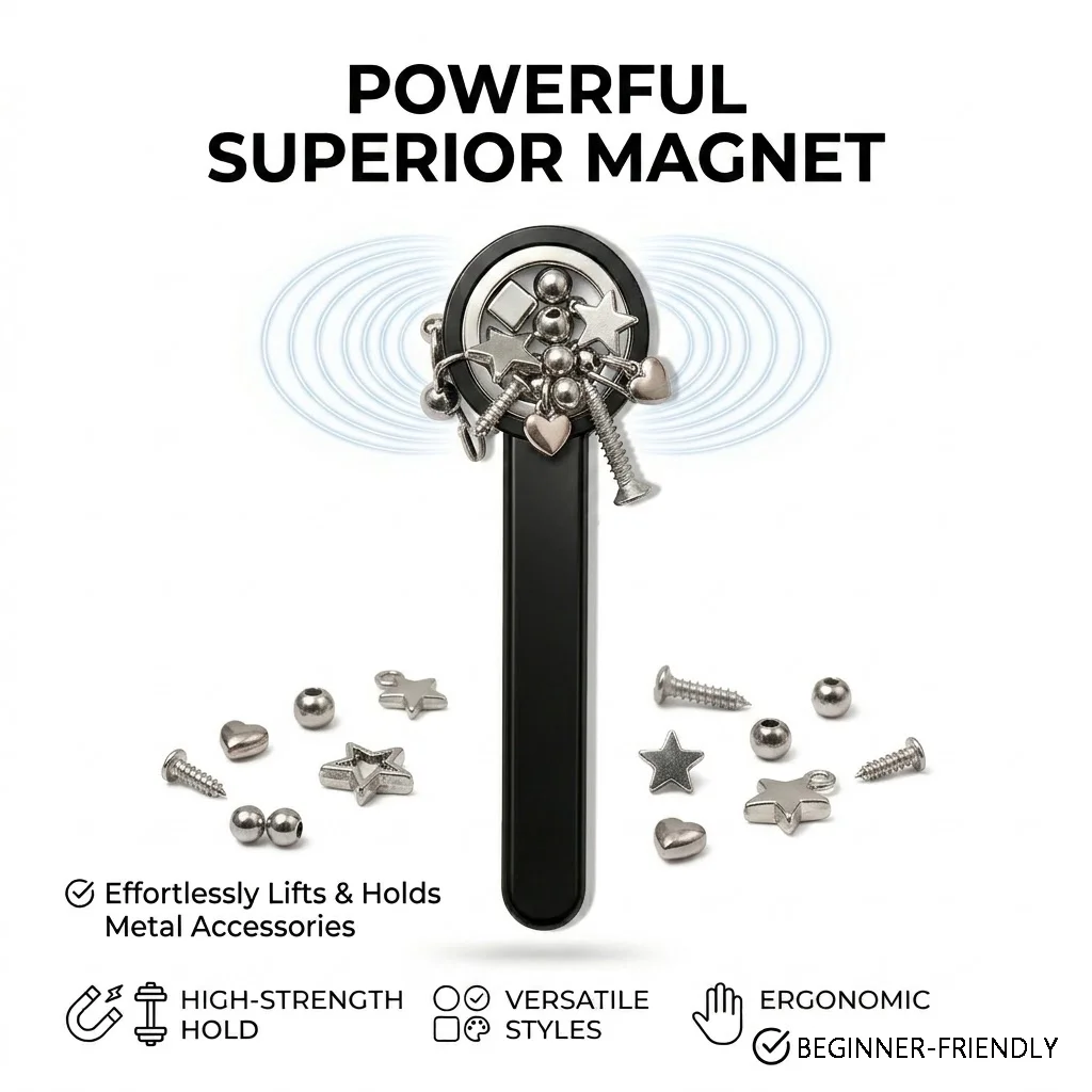 New Circular Cat Eye Nail Art Black Hole Magnet Strong Nail Art Gel Polish Guide Tool DIY Magnetic Nail Helper Manicure Design
