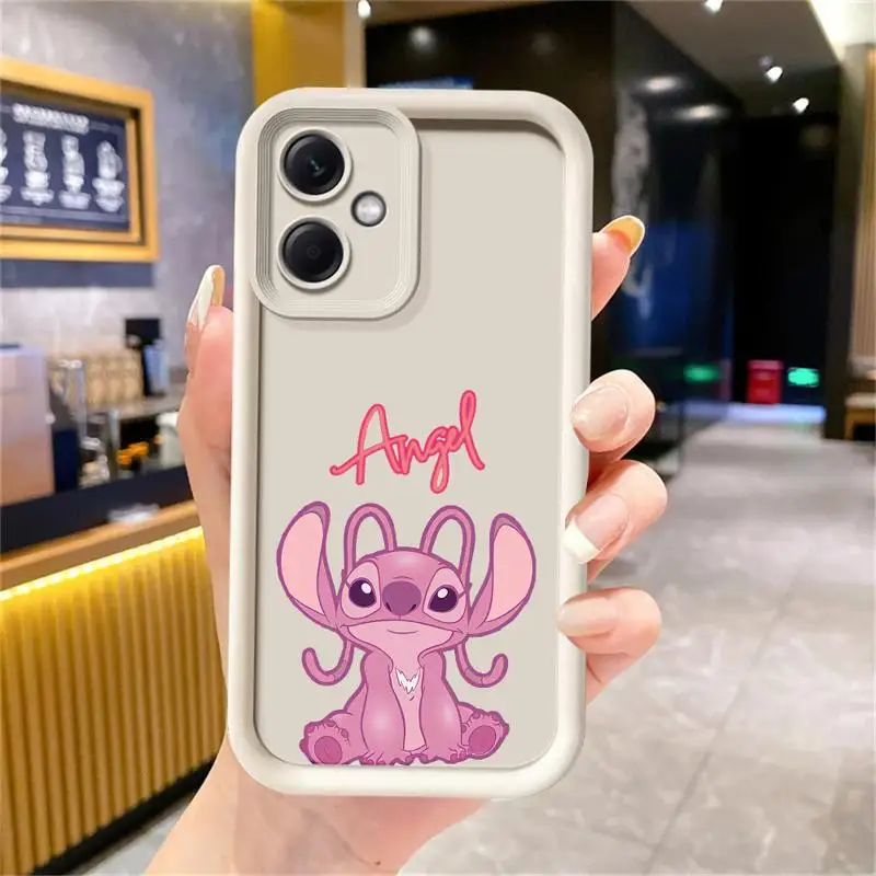 Disney Pooh Stitch Angie Sac Phone case for Redmi Note 12 13 5G 10Pro cases 11 10 12S 13pro 4G 11S 12ProPlus fundas 11Pro Cover