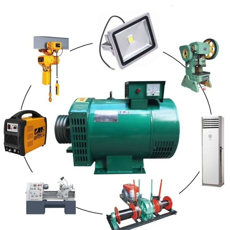 

380V 15 20 24 30 40 50KW Diesel Generator Set Three Phase AC Power Pulley Dual Purpose Industrial Farm Home Backup
