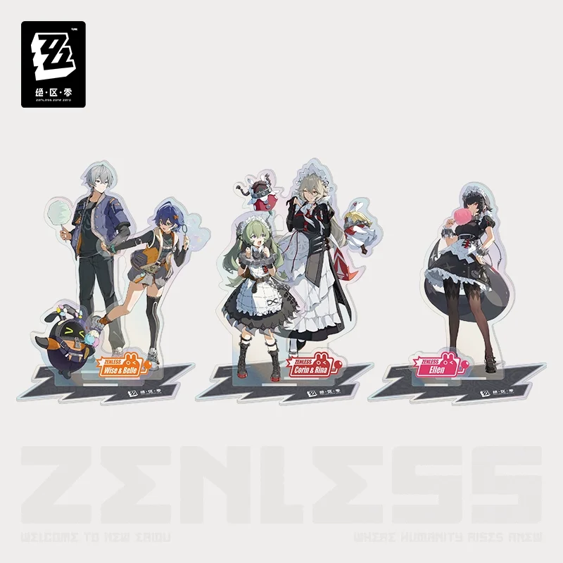 

Sunsyea Zenless Zone Zero Official Merch miHoYo Original New Eridu YYH Series Acrylic Stand Wise Belle Corin Rina Ellen