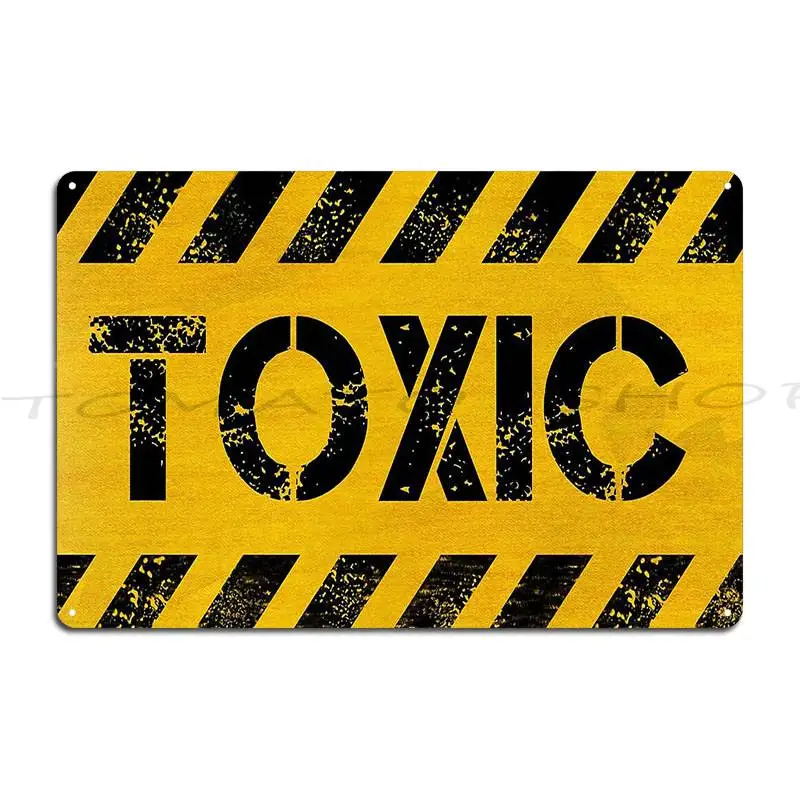 Radiation Hazard Essential  Metal Sign Cinema Designing Garage Wall Designer  Tin Sign Poster