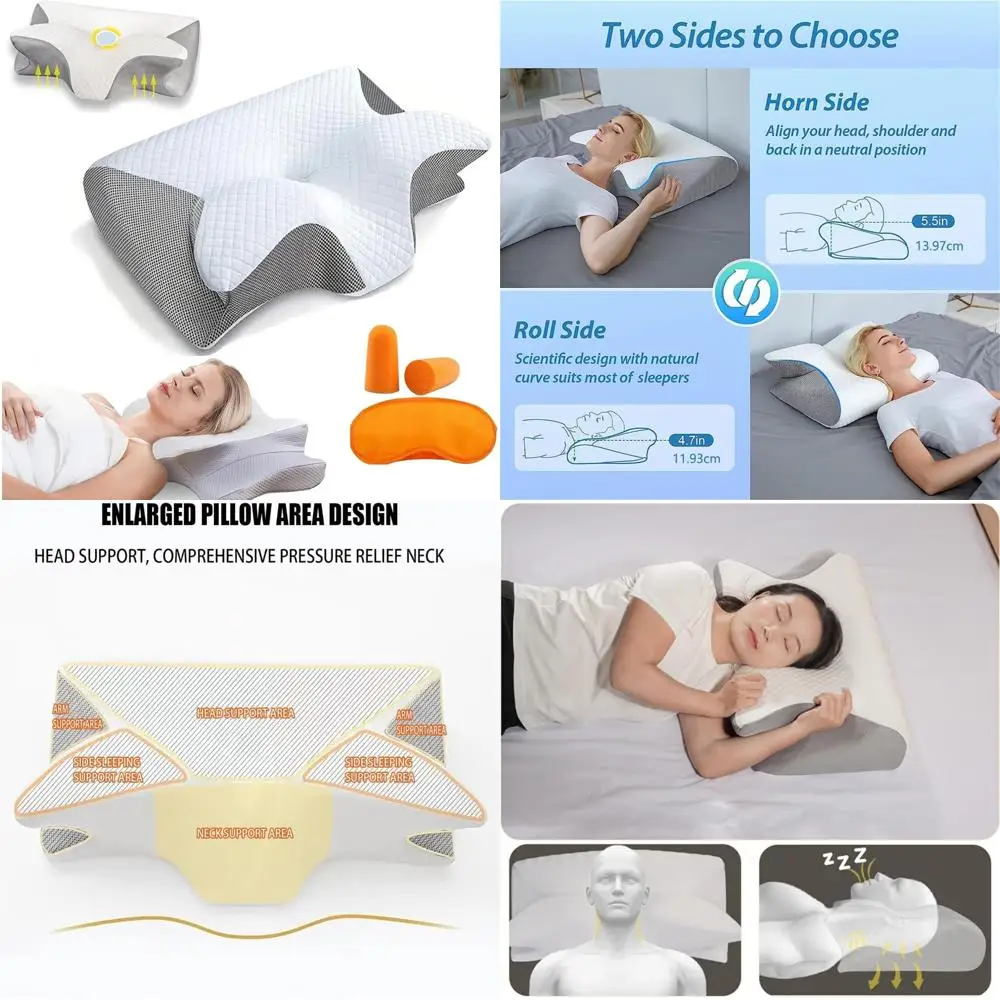 

Усовершенствованная подушка для поддержки апноэ во сне Airway Pro для 2025, эргономичный дизайн для сна по бокам и спине, идеально подходит для пациентов Stoma