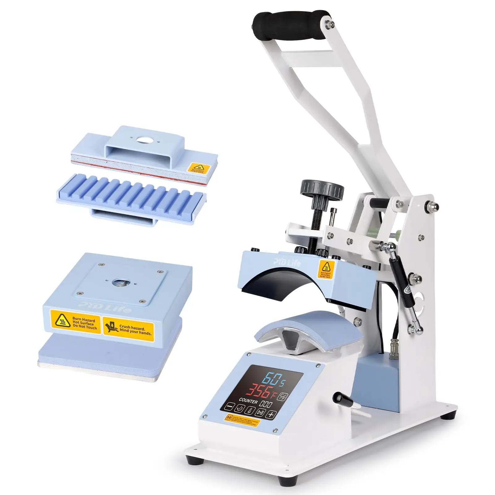 3 في 1 كومبو آلة الصحافة الحرارة التسامي آلة الصحافة الحرارة الصغيرة للأقلام غطاء قبعة العلامة وسم تي شيرت