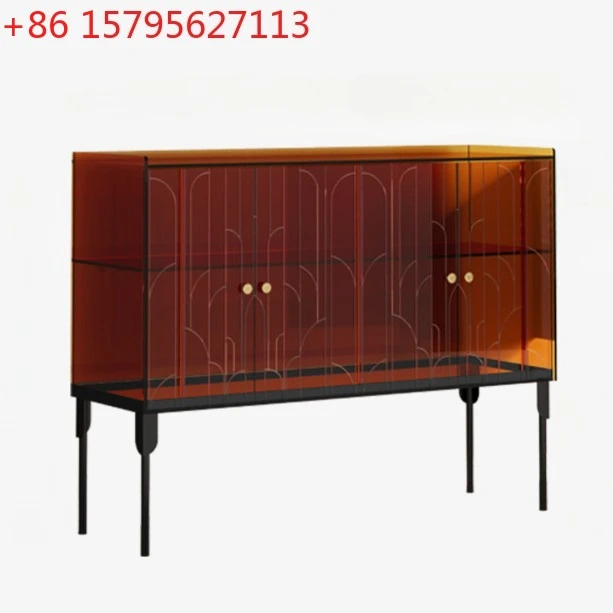 Armadietto da pranzo in acrilico di lusso leggero nordico, moderno, semplice, ingresso, soggiorno, camera da letto, armadietto p