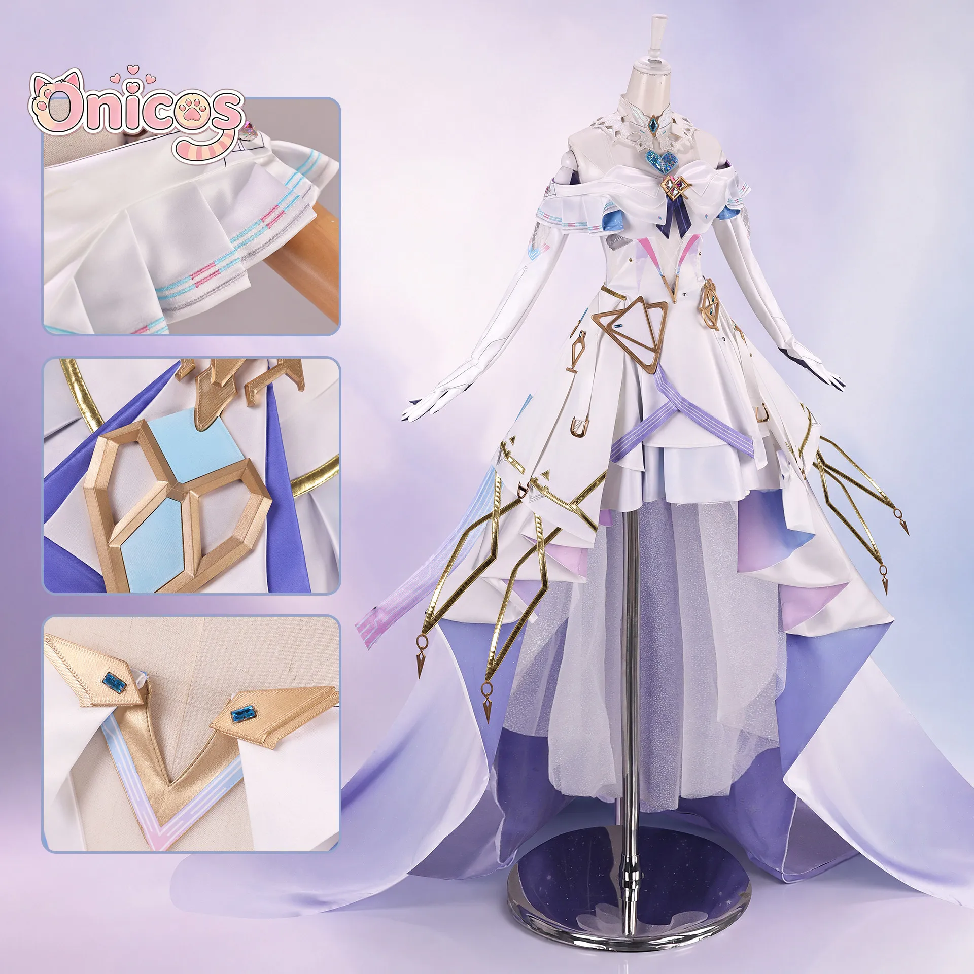 

Wuthering Waves Concert Tour: To a New World‌ Aemeath Cosplay Costume Game Women Gorgeous Dress Halloween Carnival Party