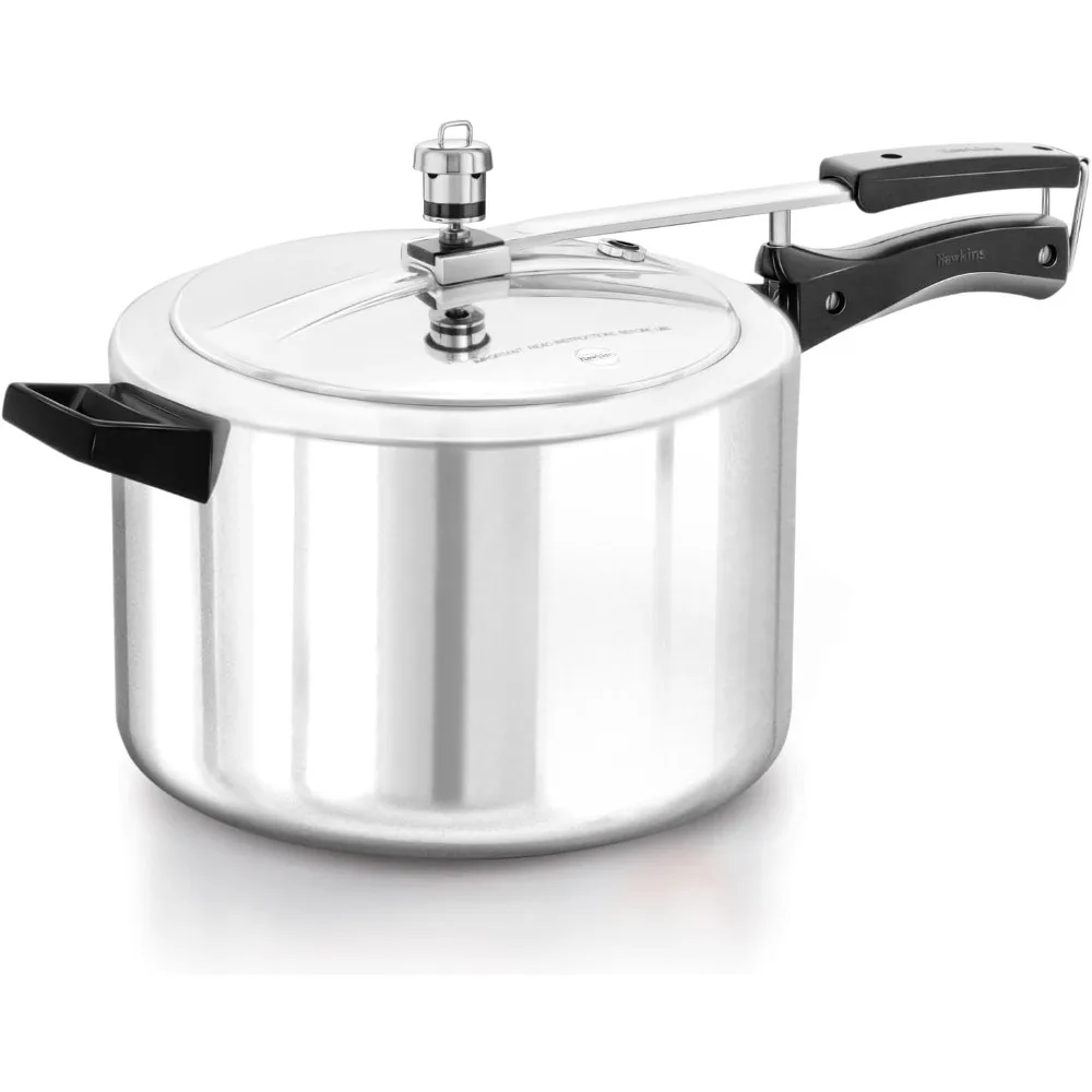 

Classic 8 Litre Aluminium Inner Lid Pressure Cooker, Wide Design Pan Cooker, Big Cooker,