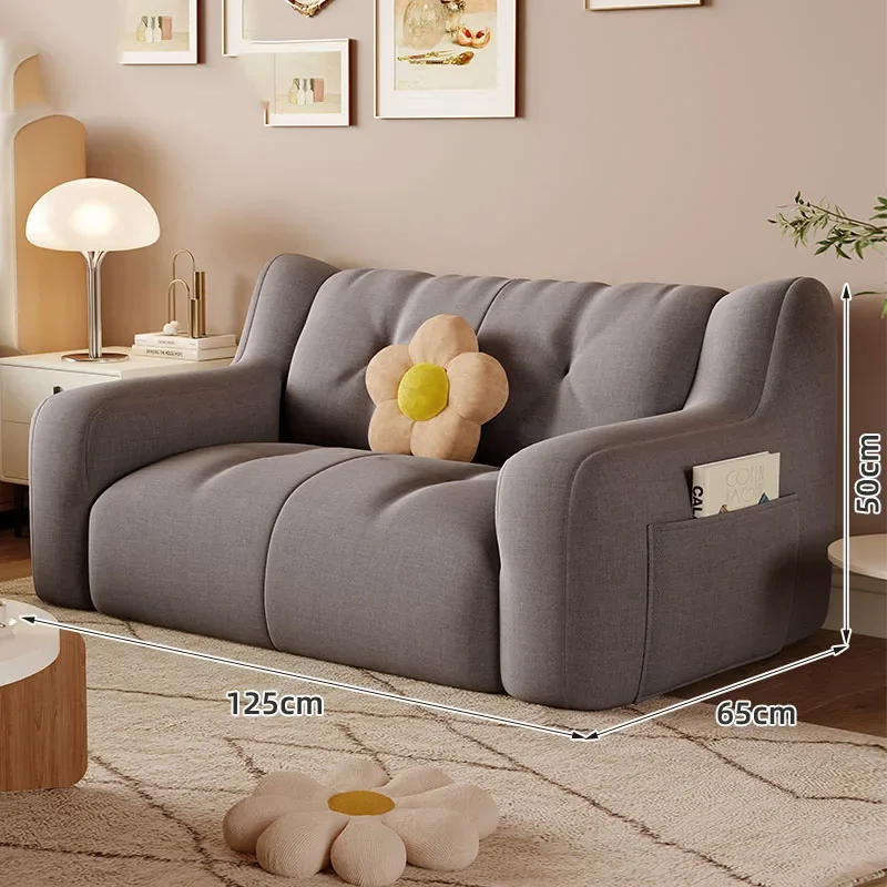 Trendy Home Office Sofa Minimalism Read Balcony Cheap Living Room Lounge Sofa Accent Nordic Designer Seating Muebles Furniture