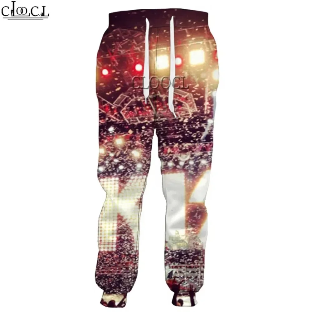 HX Rock Metal Kiss Band Pants Fashion 3D Printed Sweatpants Fashion Casual Trousers Men Clothing Joggers Dropshipping