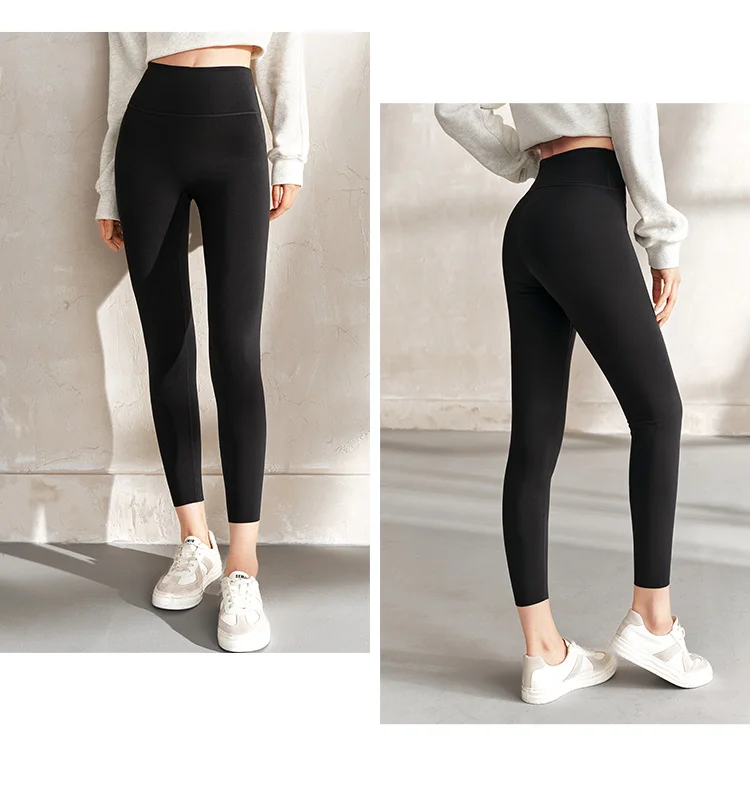 Semir Freizeit hose Frauen abnehmen gebürstete kleine Beinhose neuer Herbst 2024 zeigen lange Beine kleine Leute Neun-Punkt-Haifisch hose – Detail 4