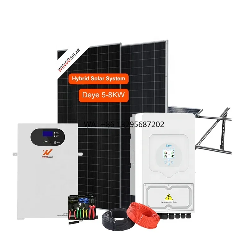 

Cheaper Price Solar System Complete Kits 5Kw 6Kw 8Kw10kw Deye Hybrid Energy Storage Inverter
