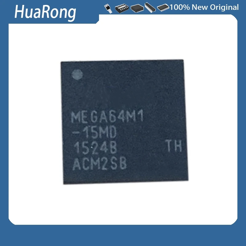2Pcs/Lot ATMEGA64M1-15MD MEGA64M1-15MD QFN32
