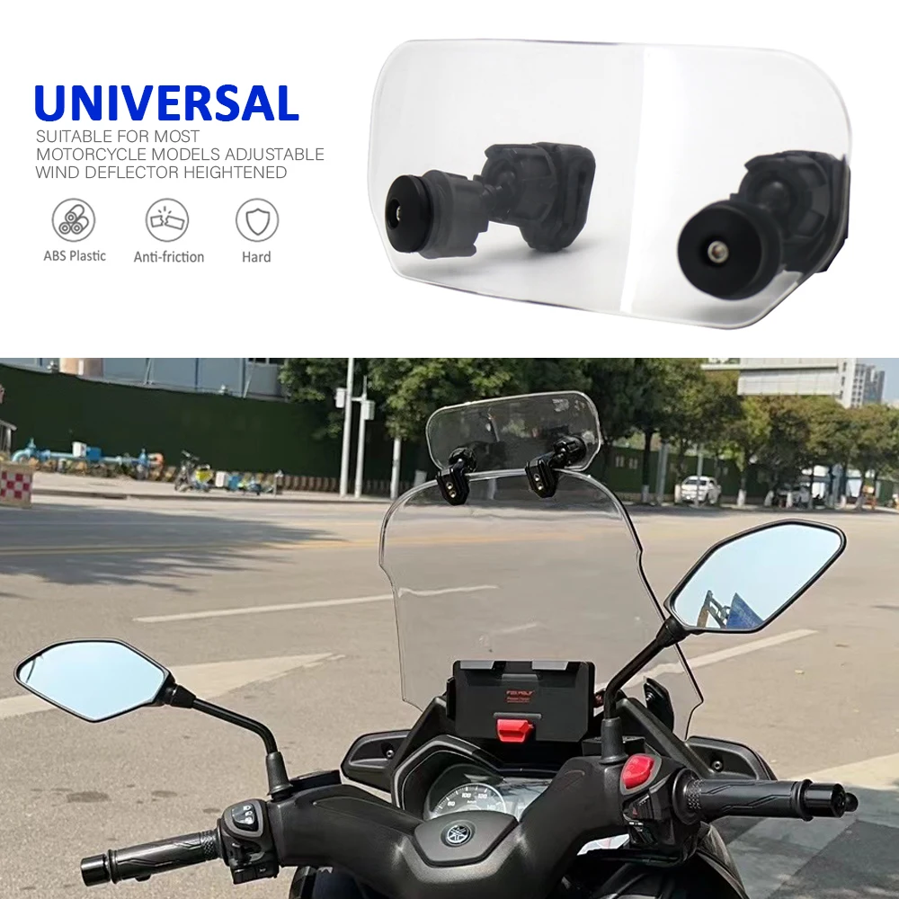 

New Motorcycle Windshield Universal Windscreen Spoiler Extension For BMW R1200GS R1250GS For Honda For Yamaha Tracer 9 GT MT09