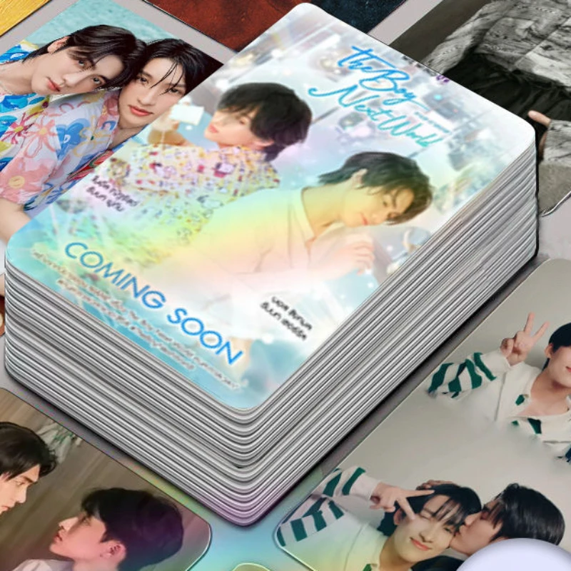 

30/50 шт. без повторения Yinwar Warwanarat Ohmnanon Nanon Bossnoeul фото тайское ТВ мальчик следующий мир двусторонняя печать 3-дюймовая карта