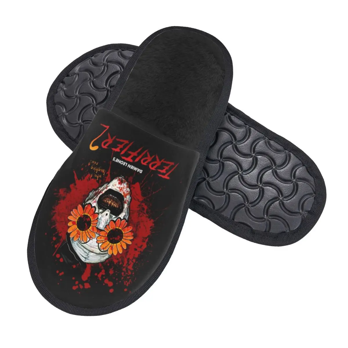 المرعب الفن المهرج الراحة جرجر مع شبشب رغوة الذاكرة النساء أحذية منزل الفندق