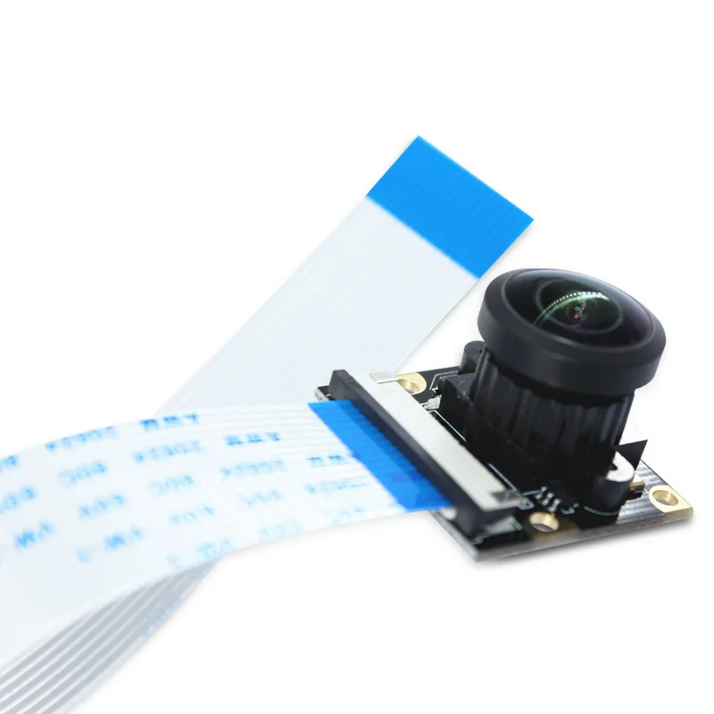 Raspberry Pi 4 Camera 220 Degree Wide Angle 5M Fish Eye 1080P OV5647 Webcam Module for Raspberry Pi 4B 3B+ 3B Zero