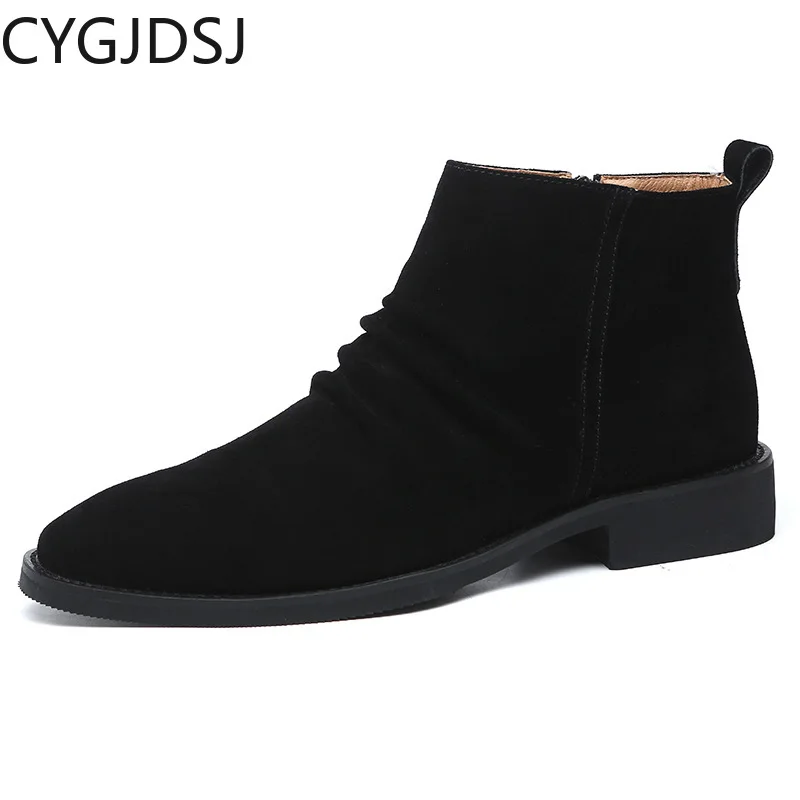 

Зимние ботинки, зимняя обувь для мужчин, ботильоны для мужчин, черные ботинки Stivali, повседневная обувь для мужчин, Классическая обувь, повседневная обувь