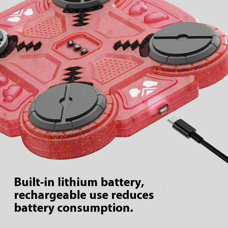 4/6 مفاتيح الموسيقى الذكية الملاكمة الهدف بلوتوث الإلكترونية الملاكمة المدرب الأطفال المنزل الضغط جدار الهدف الملاكمة الرمل