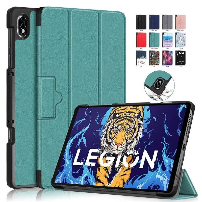 

Case For Lenovo Legion Y700 Flip PU Leather Hard PC Back Magnetic Shell for Lenovo Legion Y700 2023 Tablet Gaming Kids Cover