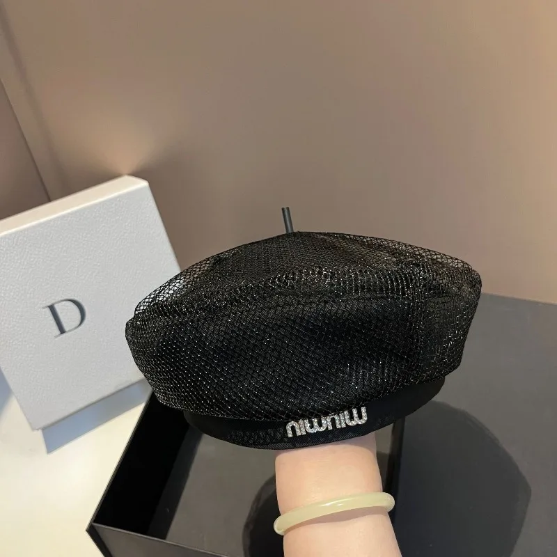 

​​2025 Mesh Beret Women Luxury Painter Hat Adjustable Lightweight Outdoor Casual TikTok Viral Free Shipping​​
