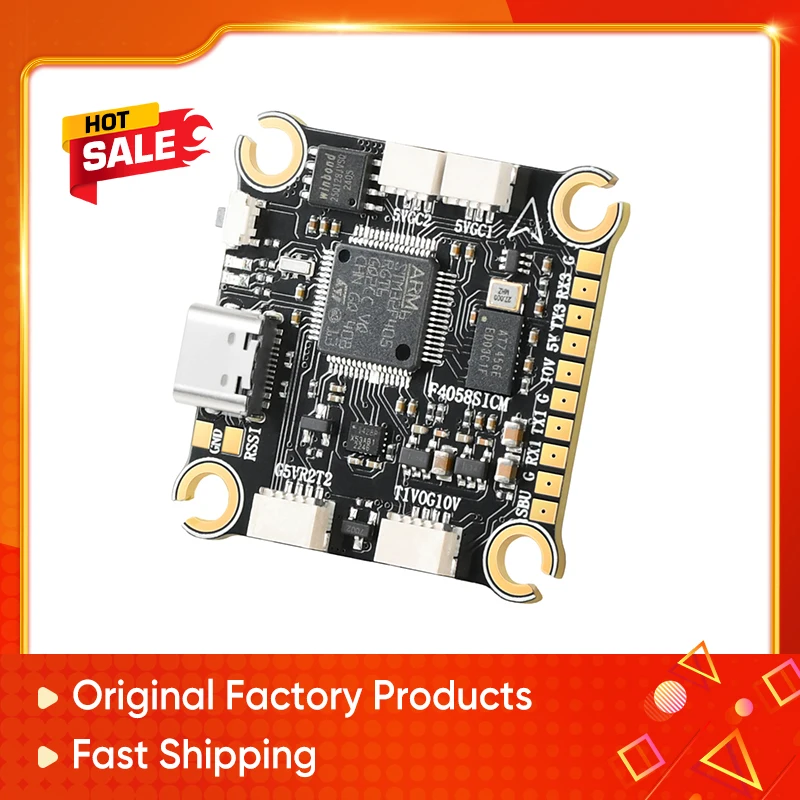 FC405-8S-CGM Flight Controller 3S-8S lithium battery Flight Controller with BetaFlight OSD ICM42688-P for FPV Racing Drones