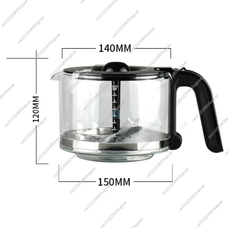 Coffee Maker Glass Jug Filter Funnel for HD7761 HD7762 HD7765 HD7766 HD7767 HD7768 HD7769 Coffee Maker Glass Pot Parts