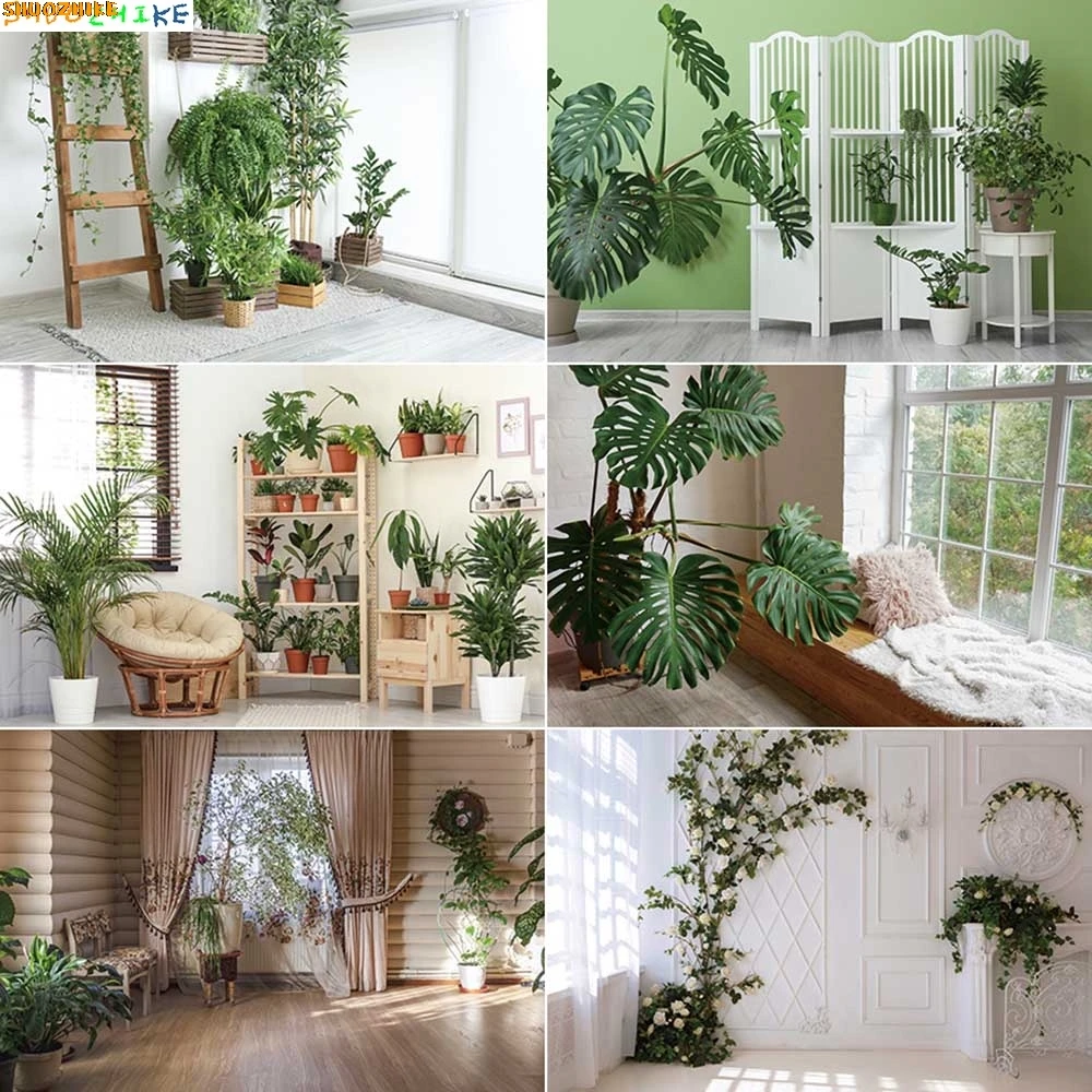 

Tropical Indoor Photograph Wallpaper Background Boho Living Room Photographic Studio Backdrop Photo Wall Shooting Props