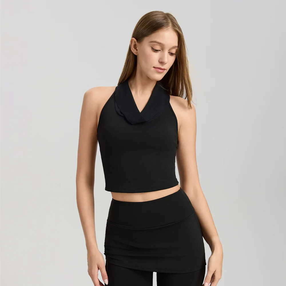 New Backless Sports Bra for Women, Quick Drying and Shock-absorbing, Suitable for Wearing Outside, Running Bra, Fitness Vest